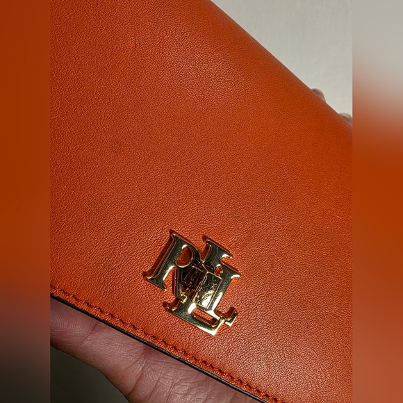 Ralph Lauren Vibrant Orange Clutch/Crossbody - Picture 2 of 7